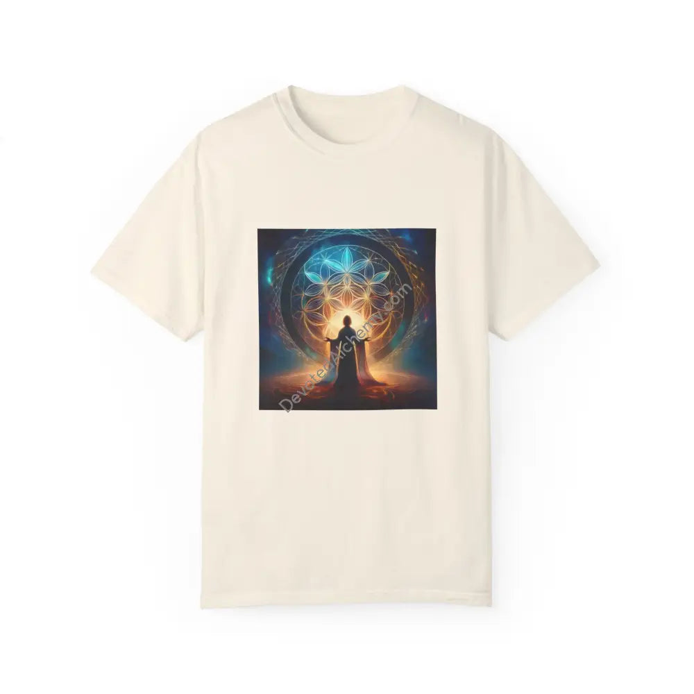 Spiritual Awakening Unisex Garment-Dyed T-Shirt Ivory / S