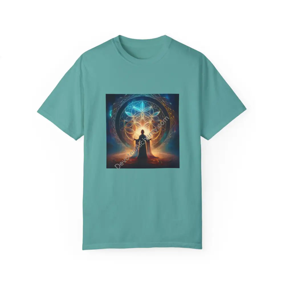 Spiritual Awakening Unisex Garment-Dyed T-Shirt Seafoam / S