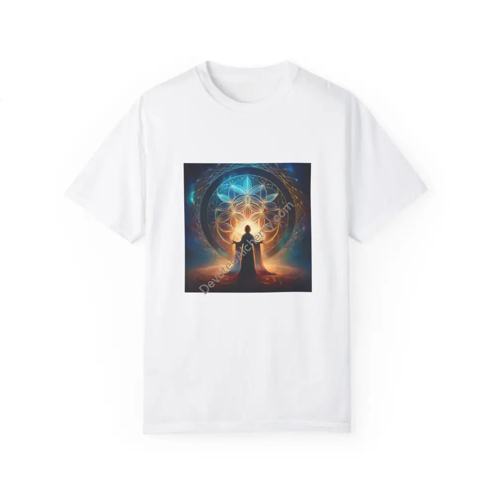 Spiritual Awakening Unisex Garment-Dyed T-Shirt White / S