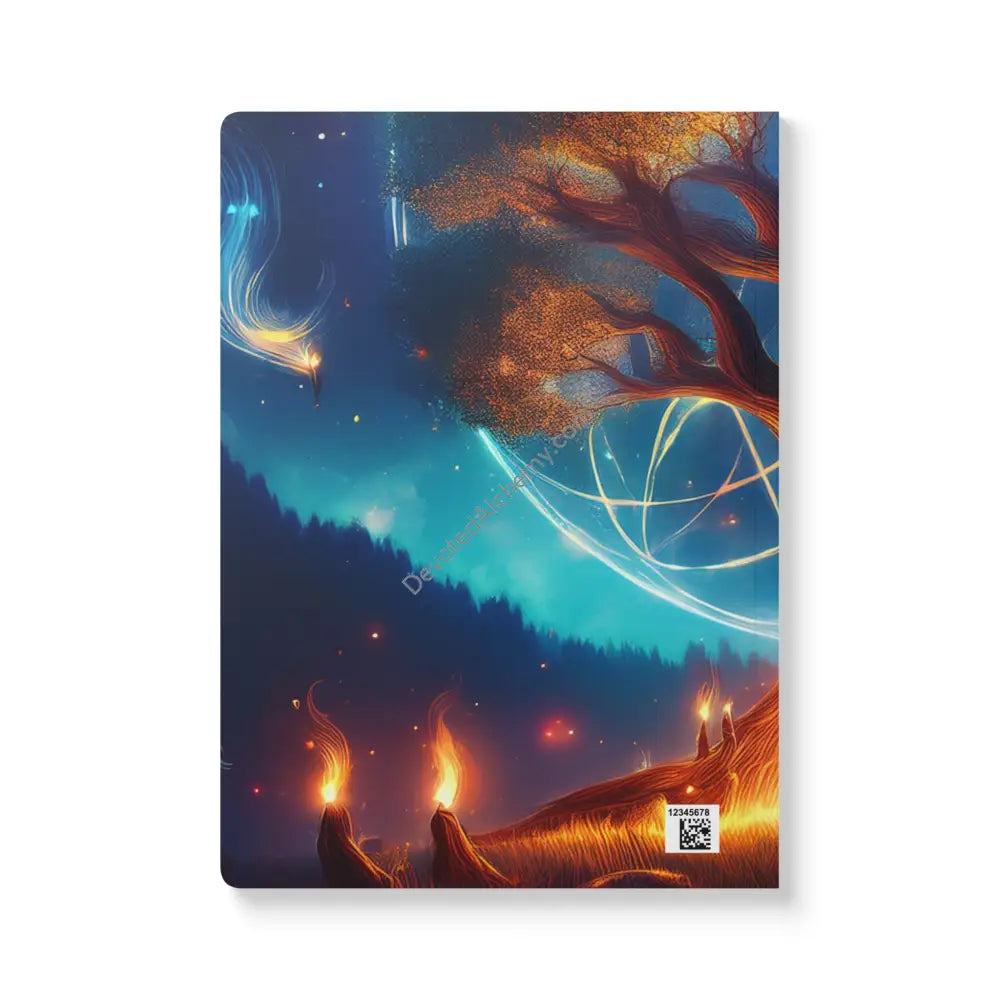 Tree of Fairy Tales Softcover Journal | Dream Diary Empowerment Notebook Gratitude Journal Cosmic Art Stationery Gift