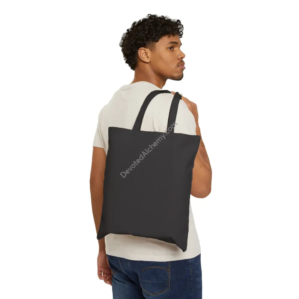 Visionary Heart Cotton Canvas Tote Bag | Eco-Friendly Shopping Bag Gift for Him Beach Tote Art Tote Reusable Bag Bags