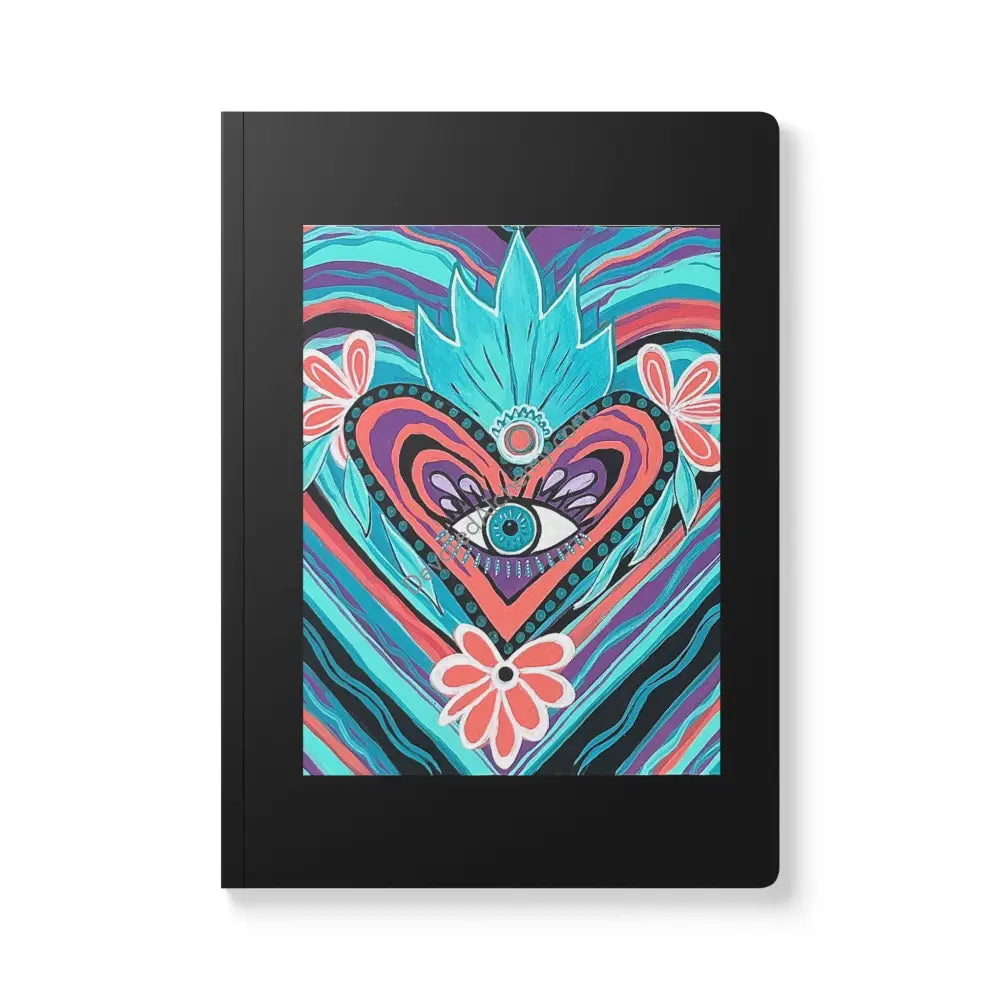 Visionary Heart Softcover Journal 100 pages (50 sheets) / Ruled line / 5.75’’ x 8’’ Paper products
